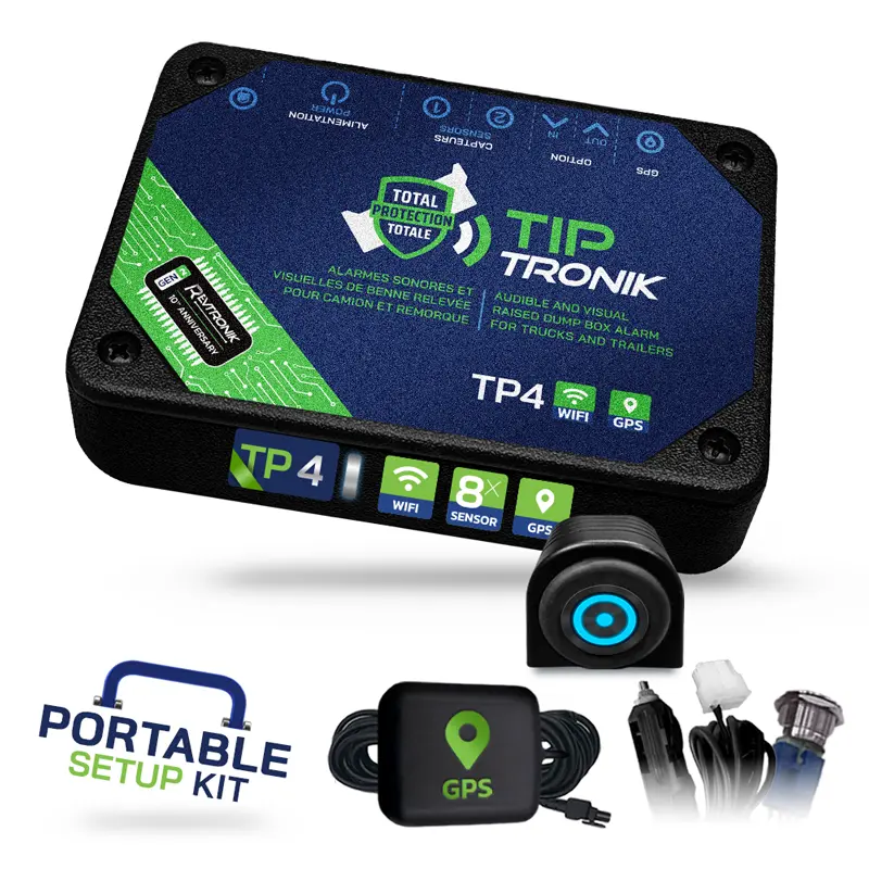 TP4-GTKBD TipTRONIK Dumpers Raised Dump Box alarm warning system WIFI GPS Revtronik