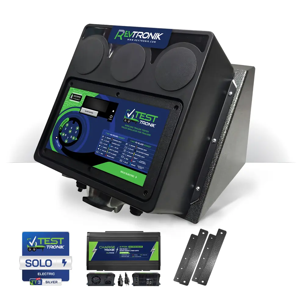 TT3 SEW SOLO SILVER TESTTRONIK TRAILER TESTER TRUCK SIMULATOR DUO ELECTRO PNEUMATIC SOLO ELECTRIC Wireless Analyzing Diagnosing RevTRONIK